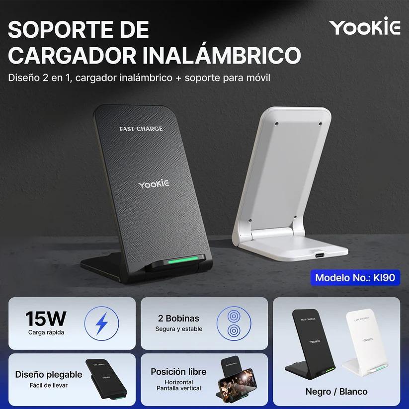CARGADOR INALAMBRICO KI90
