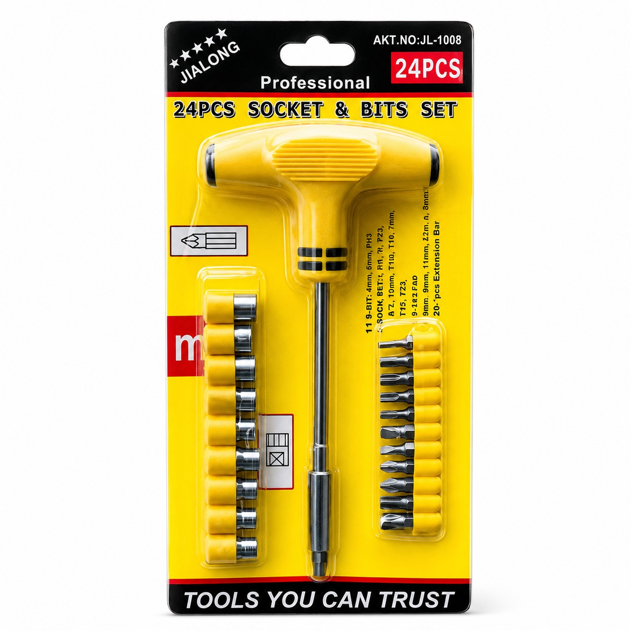 DESTORNILLADOR SET C/ COPAS - SET*24pc