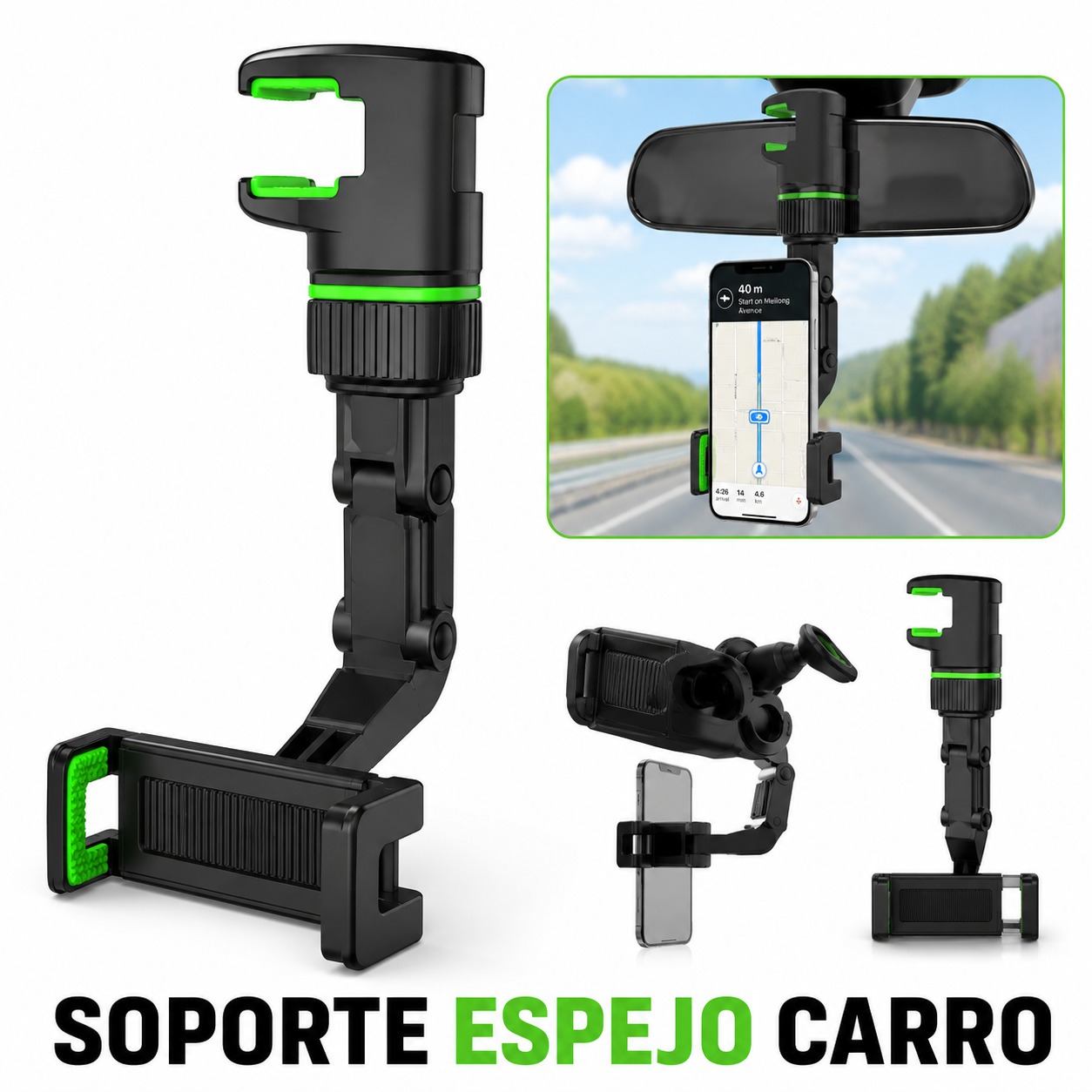 SOPORTE ESPEJO CARRO F012