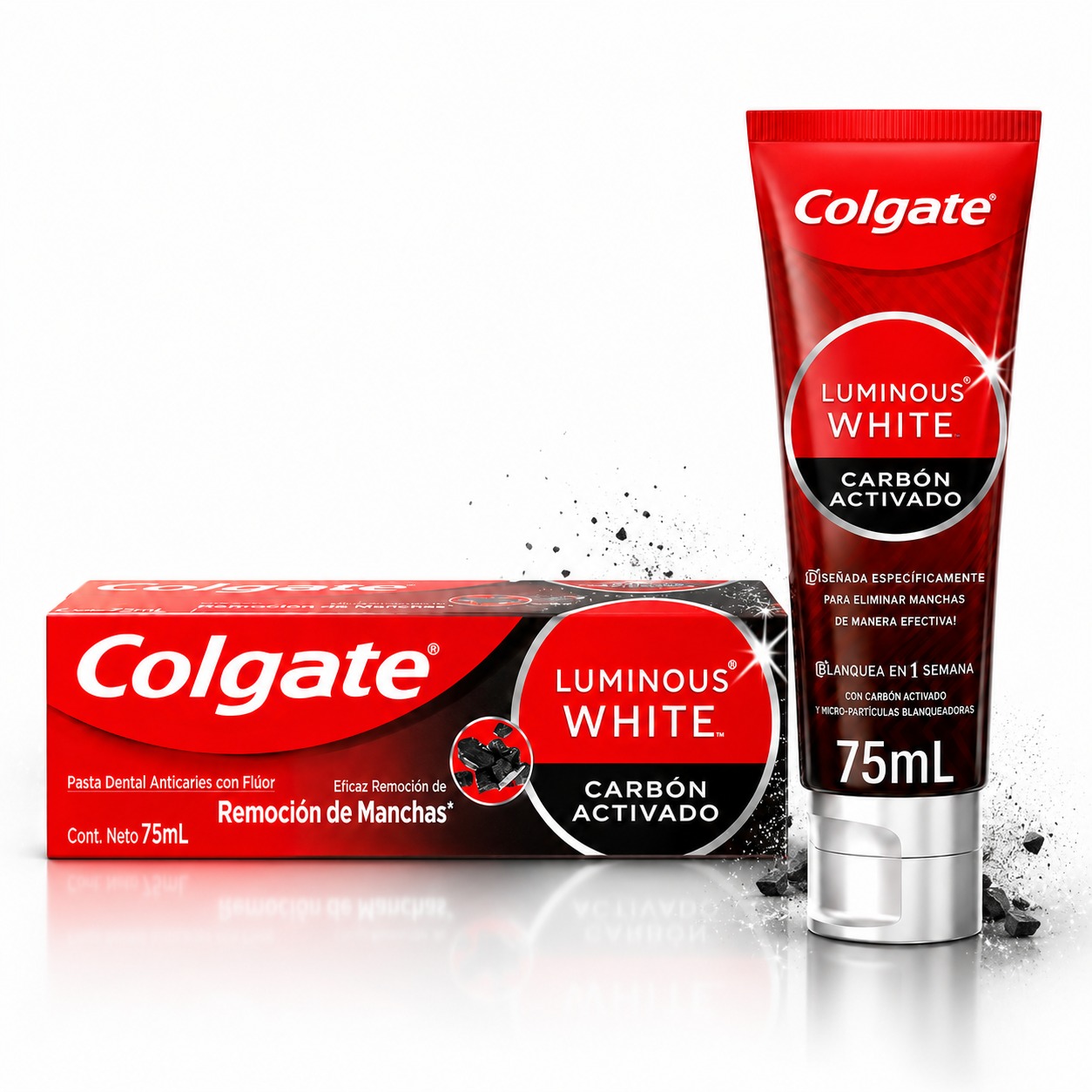 COLGATE LUMINOUS WHITE CARBON