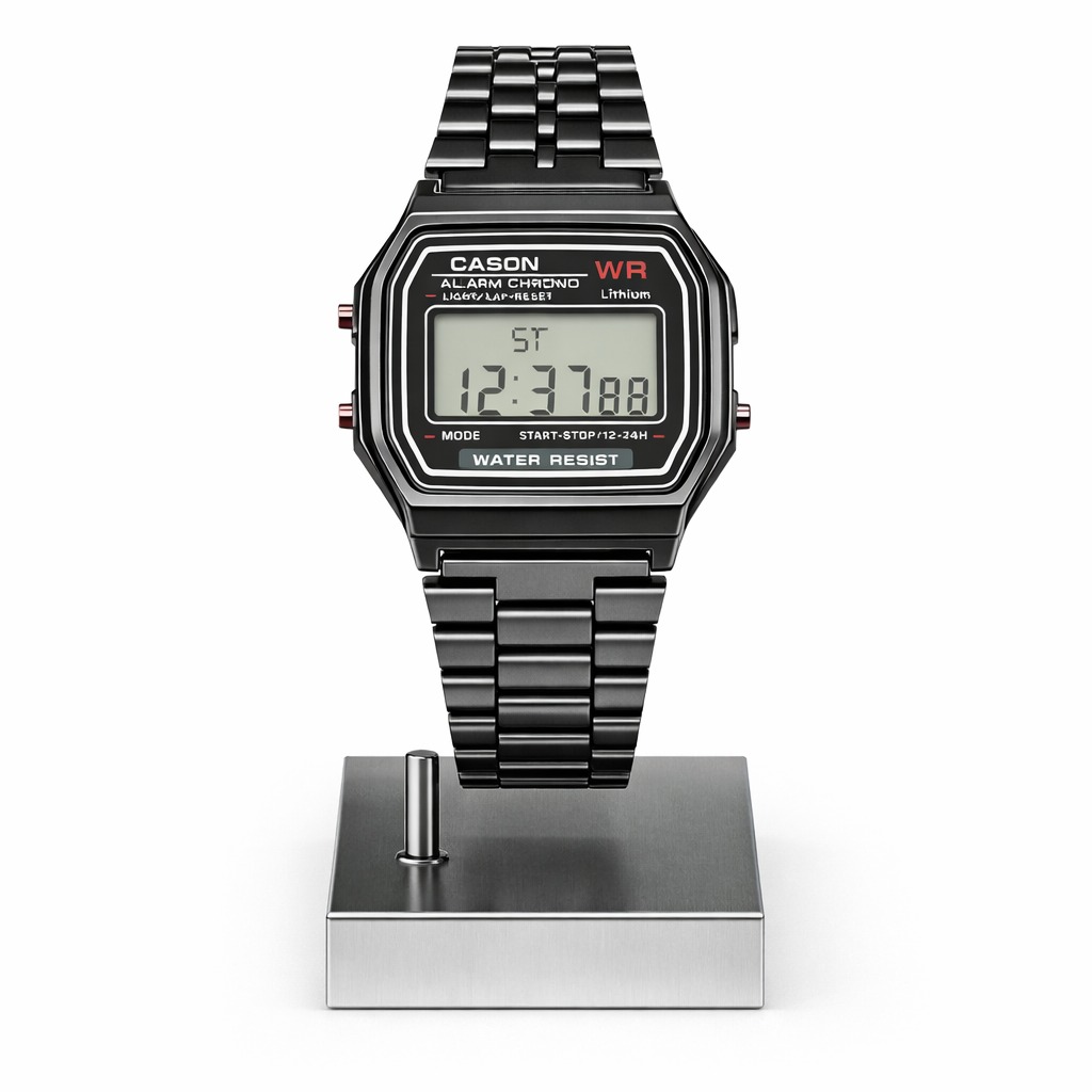CASIO ESTILO RELOJ NEGRO ECONOMICO