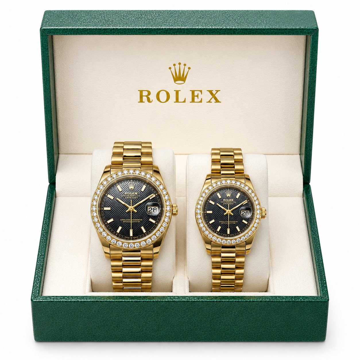 COMBO ROLEX HOMBRE Y DAMA LUJO A3